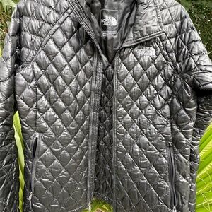 The North Face THERMOBALL  Quilted Black Jacket